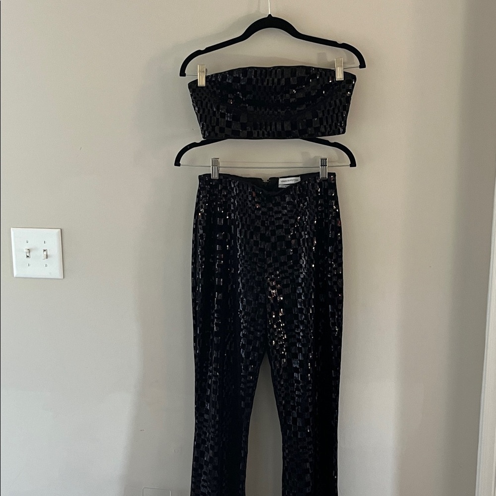 Urban Outfitters Black Sequin Ensemble